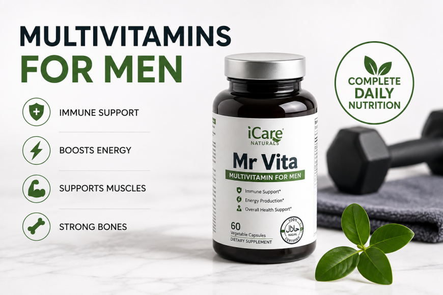 Multivitamins for Men: Daily Nutrition for Better Health and Energy