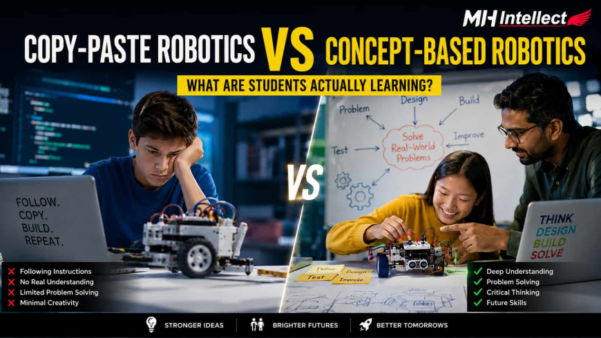Copy-Paste Robotics vs Concept-Based Robotics: What Are Students Actually Learning?