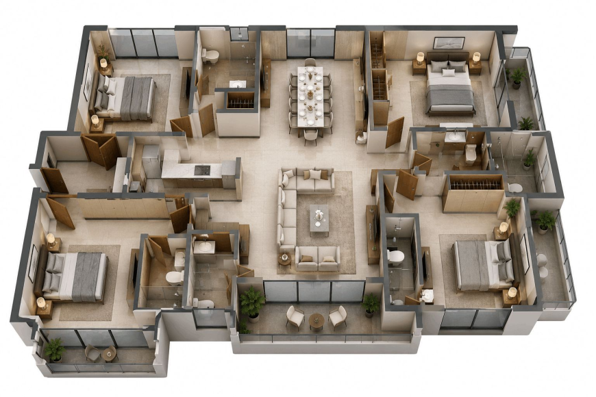 Buy 4 BHK Flats in Jumeirah Lake Towers: A Complete 2026 Guide