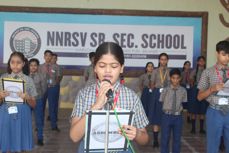 N.N.R.S.V. Sr. Sec. School Recognized Among the Best CBSE Schools in Bikaner for Holistic Education