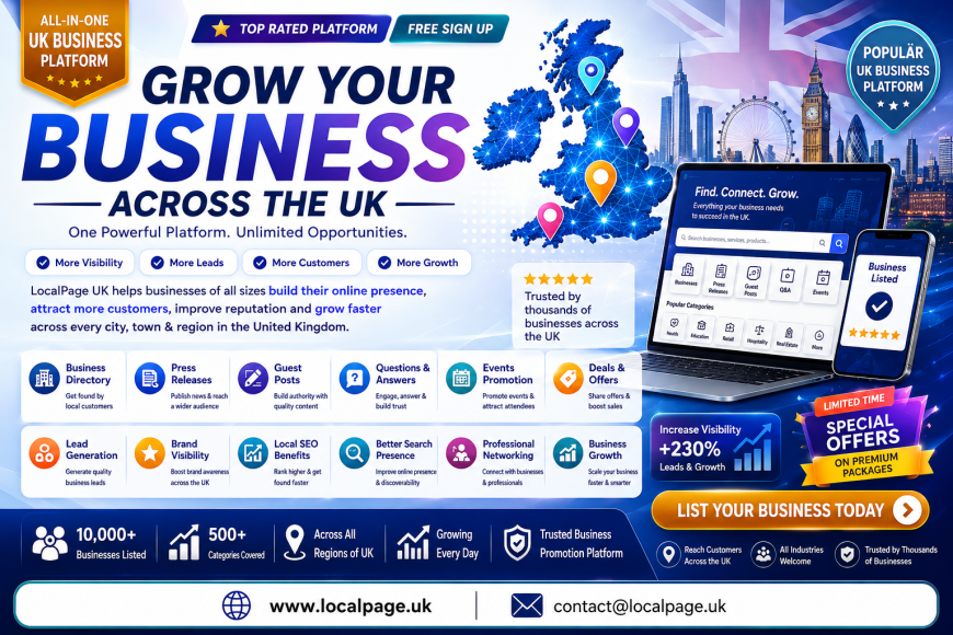 Why High Street Businesses Are Choosing Local Page UK for the UK's leading business directory