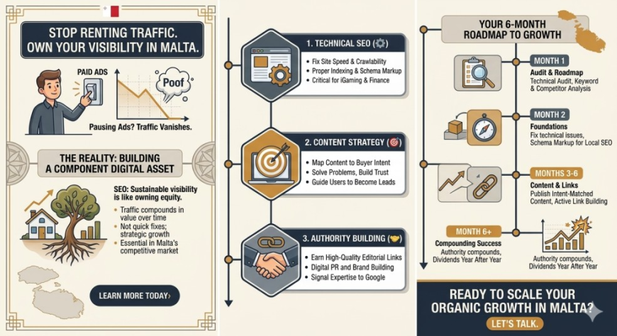 SEO Solutions Malta | From Audit to Ranking & Lead Reporting