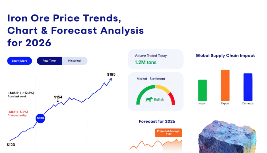 Iron Ore Price Chart 2026: Latest Trends, Prices & Forecast