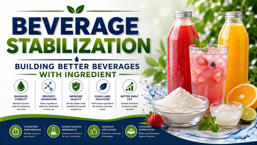 Beverage stabilization building better beverages with ingredient
