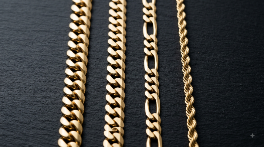 Cuban, Curb, Figaro & Rope Chains: How to Choose the Right Style