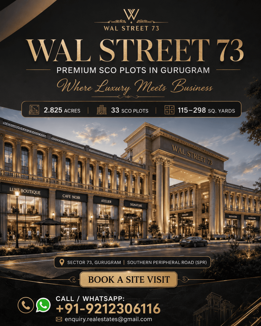 WAL Street 73 Gurgaon SCO Plots for Smart Commercial Investment