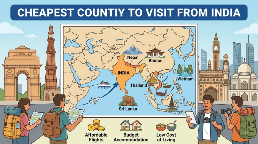 Cheapest Country to Visit From India for a Memorable Short Holiday