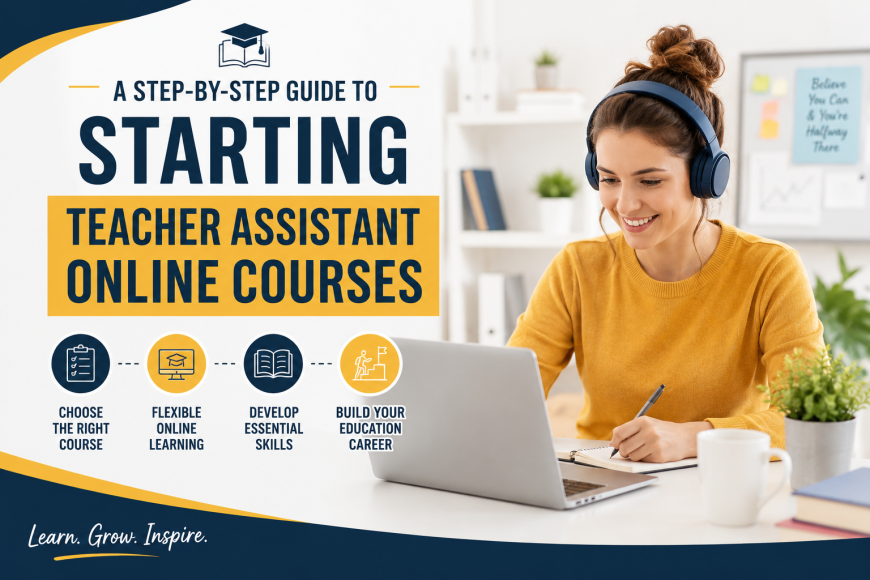 A Step-by-Step Guide to Starting Teacher Assistant Online Courses
