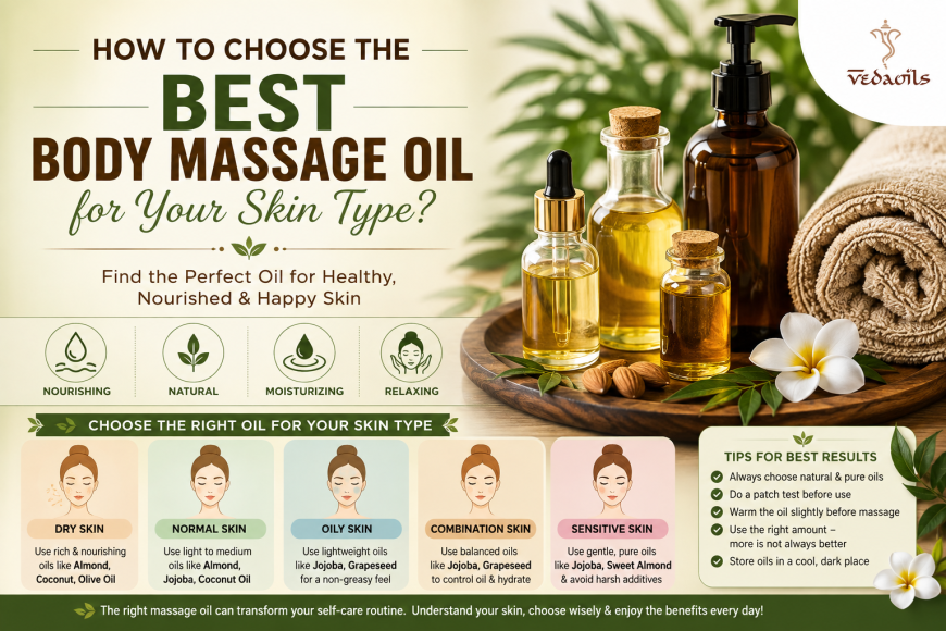 How to Choose the Best Body Massage Oil for Your Skin Type?