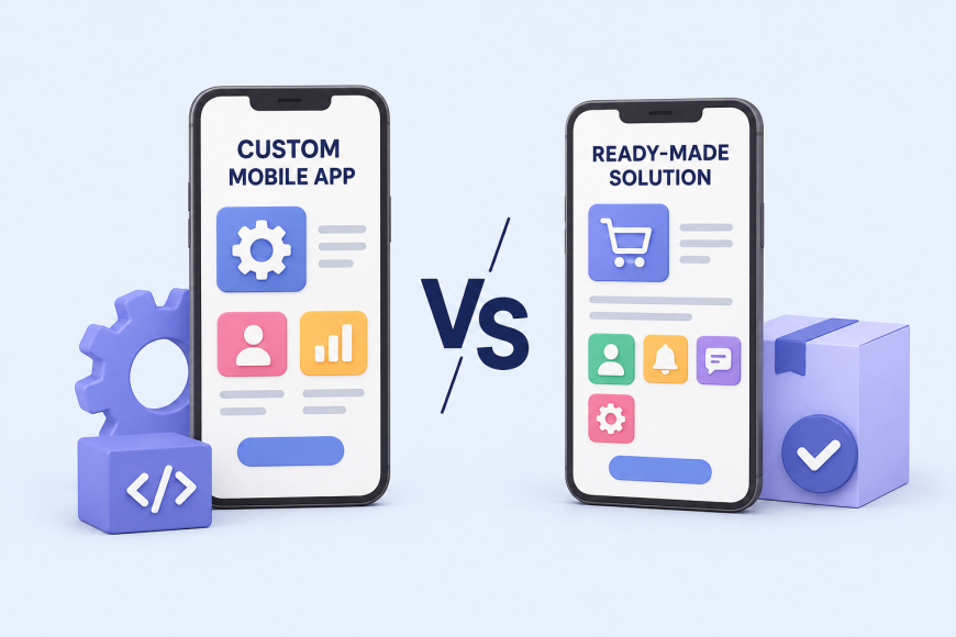 Custom Mobile App vs. Ready-Made Solution: Which One Is Right for Your Business?