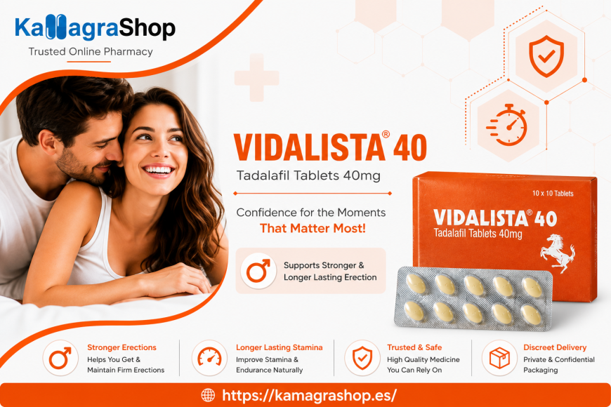 Tadalafil 40mg for Erectile Dysfunction: A Complete Guide
