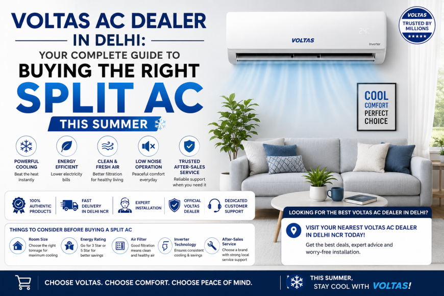 Voltas AC Dealer in Delhi: Your Complete Guide to Buying the Right Split AC This Summer