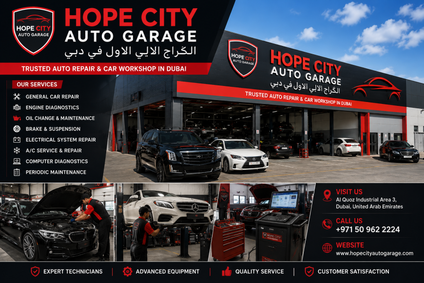 Best Car Service in Dubai: How to Choose the Right Garage for Your Vehicle