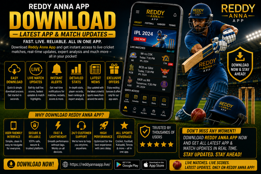 Reddy Anna App Download – Latest App & Match Updates