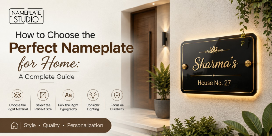 How to Choose the Perfect Nameplate for Home: A Complete Guide