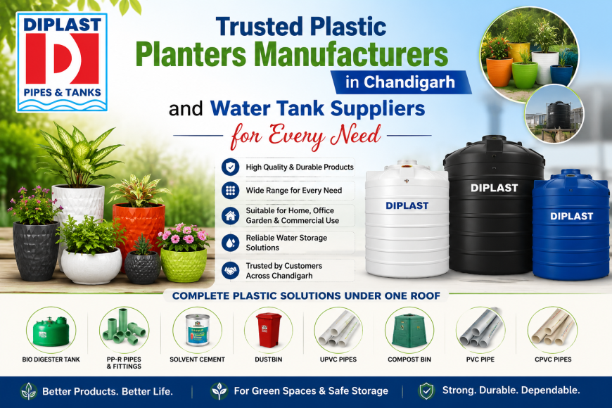 Trusted Plastic Planters Manufacturers in Chandigarh and Water Tank Suppliers for Every Need