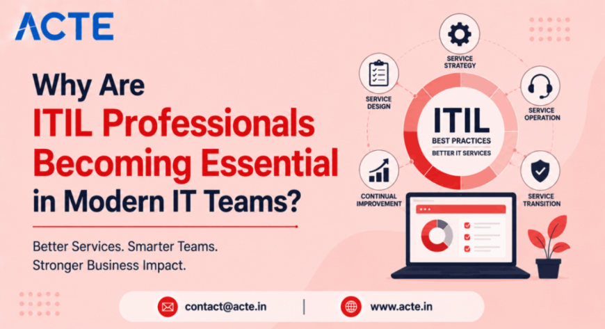 Why Are Companies Relying More on ITIL Professionals for IT Service Excellence?