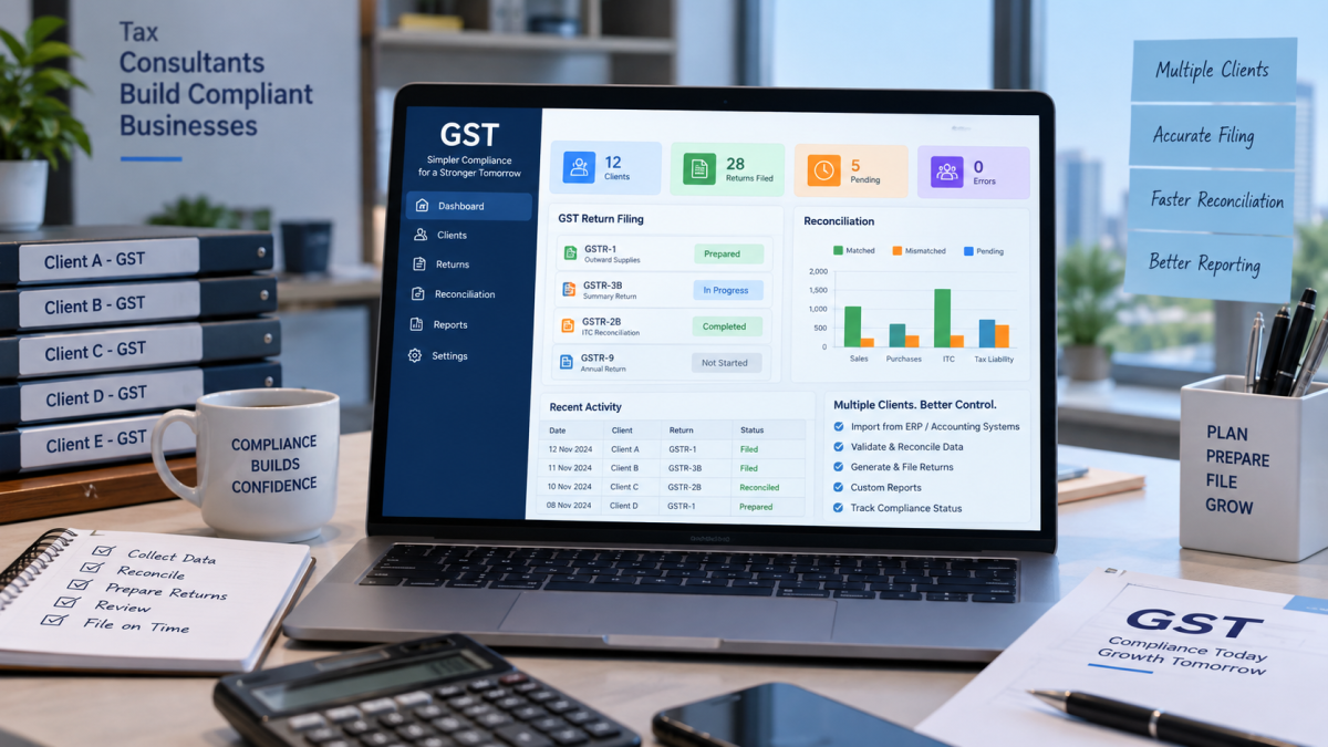 GST Filing Software for Tax Consultants: Key Features That Matter