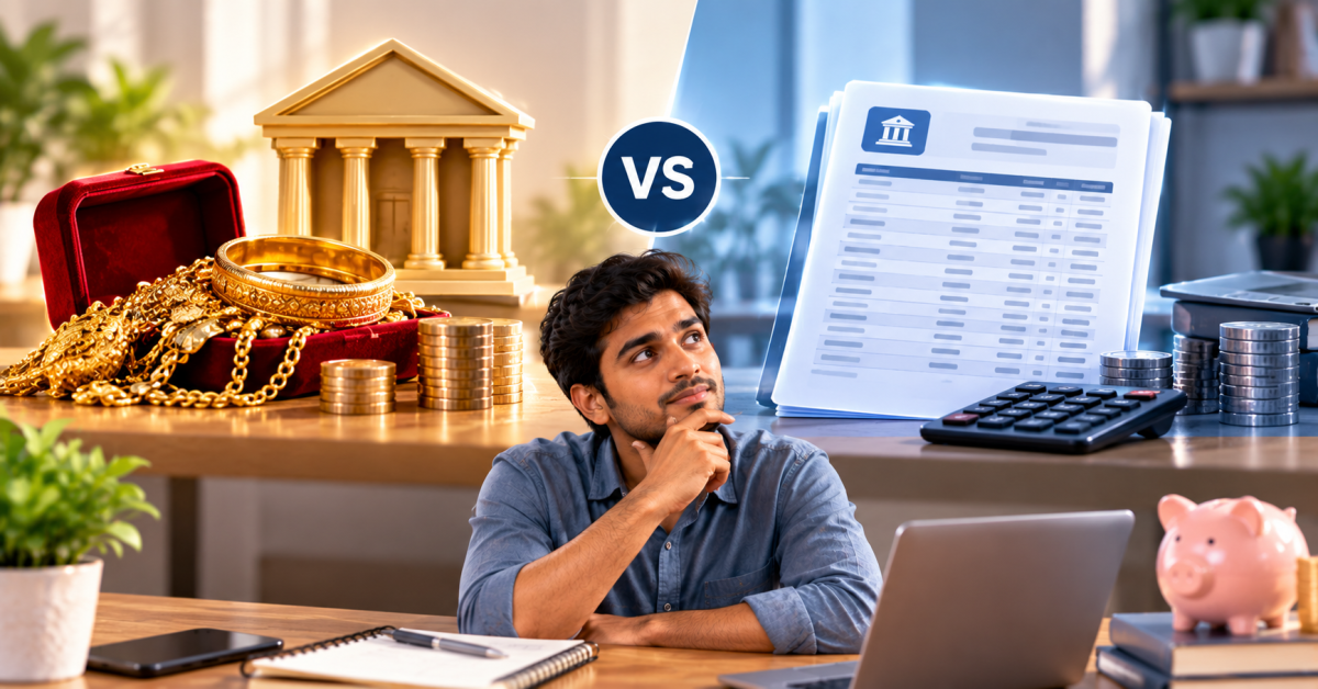 Gold Loan vs Bank-Statement Loan: Which Is Cheaper Without a Salary Slip?