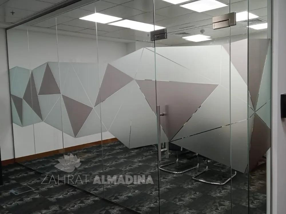 How Office Glass Can Become a Branding Opportunity With Frosted Stickers