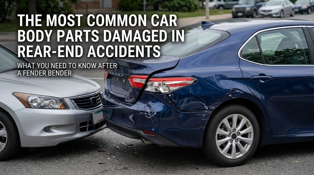 The Most Common Car Body Parts Damaged in Rear-End Accidents