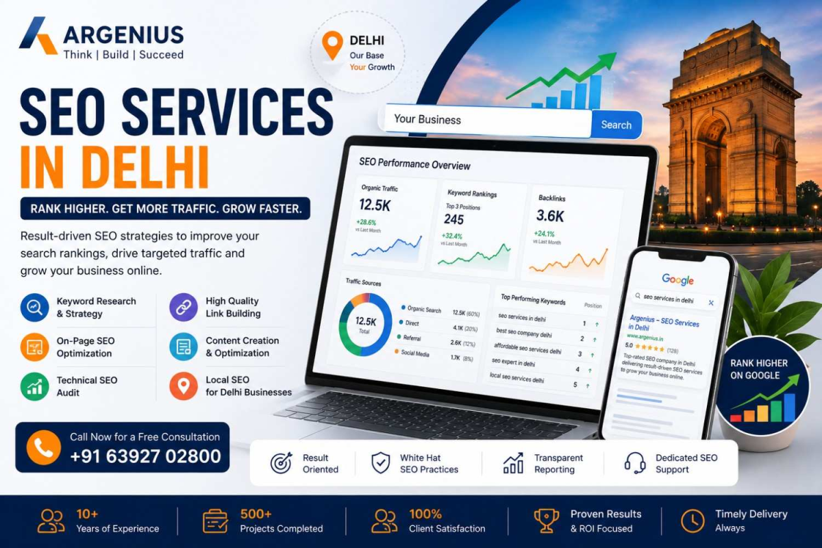 Argenius – Professional SEO Service in Delhi