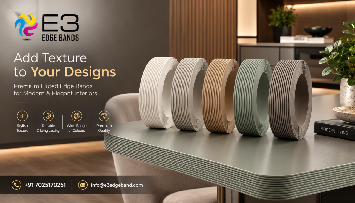 Fluted Edge Solutions for Modern Furniture Design