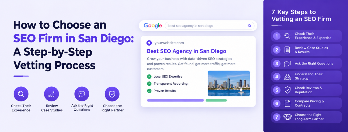How to Choose an SEO Firm in San Diego: A Step-by-Step Vetting Process
