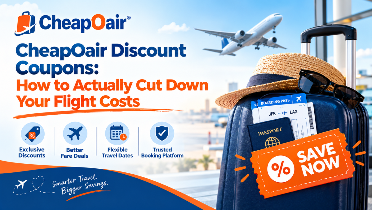 CheapOair Discount Coupons: How to Actually Cut Down Your Flight Costs