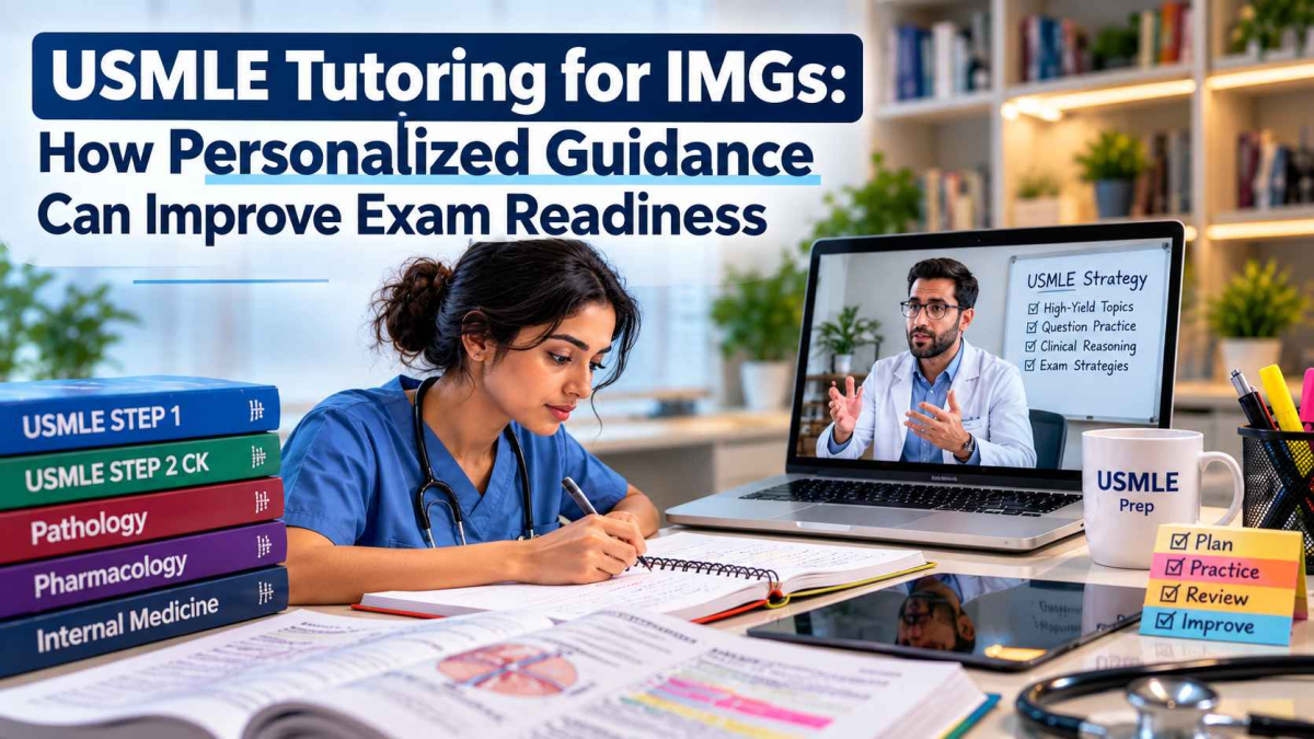 USMLE Tutors: How Personalized Guidance Helps IMGs Improve Exam Readiness