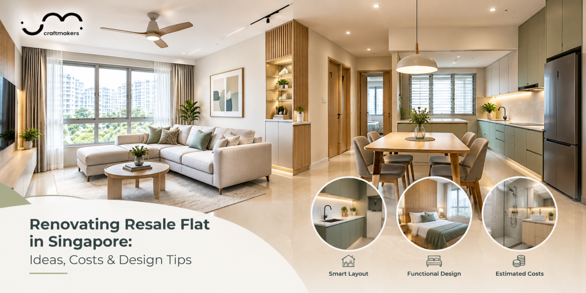 Renovating Resale Flat in Singapore: Ideas, Costs & Design Tips