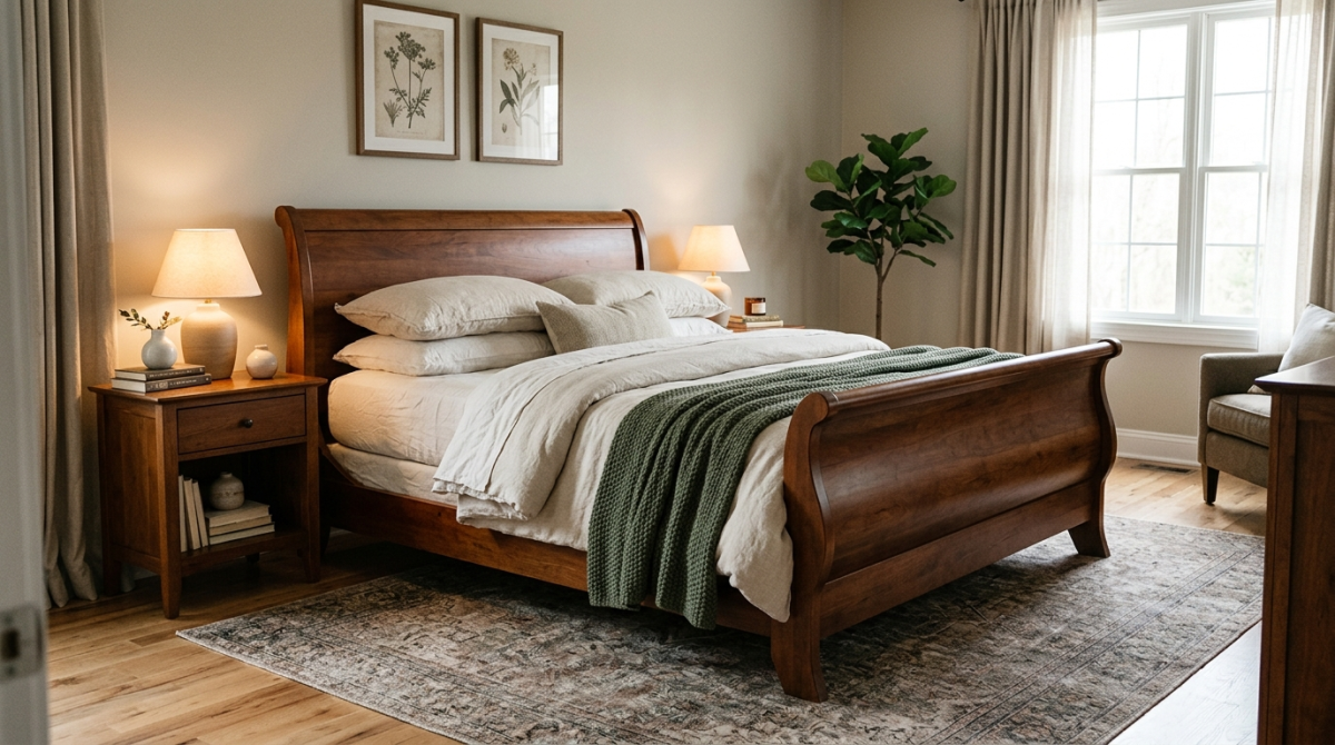 Why Sleigh Beds Design Still Works in Modern Homes