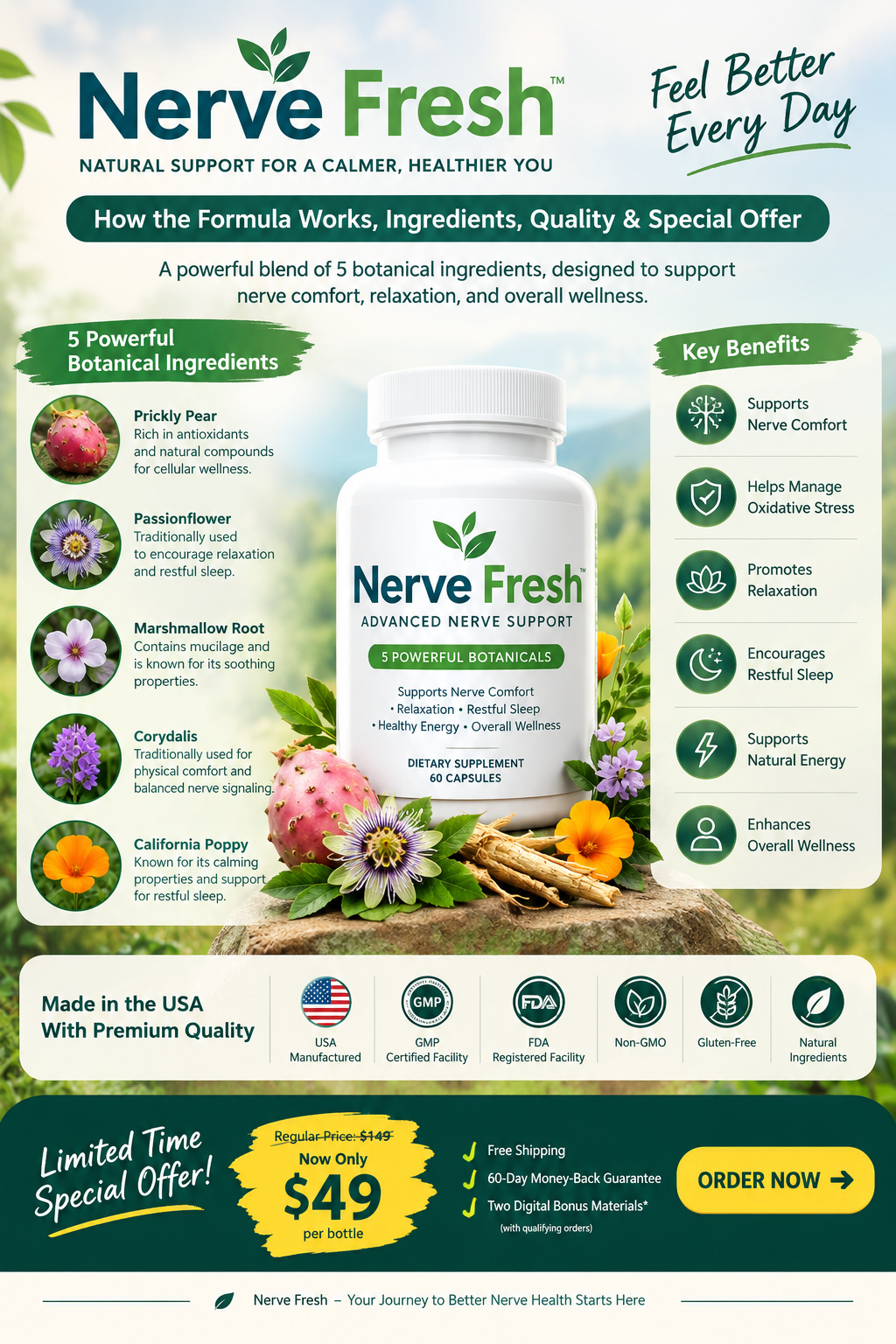 Nerve Fresh: How the Formula Works, Ingredients, Quality & Special Offer