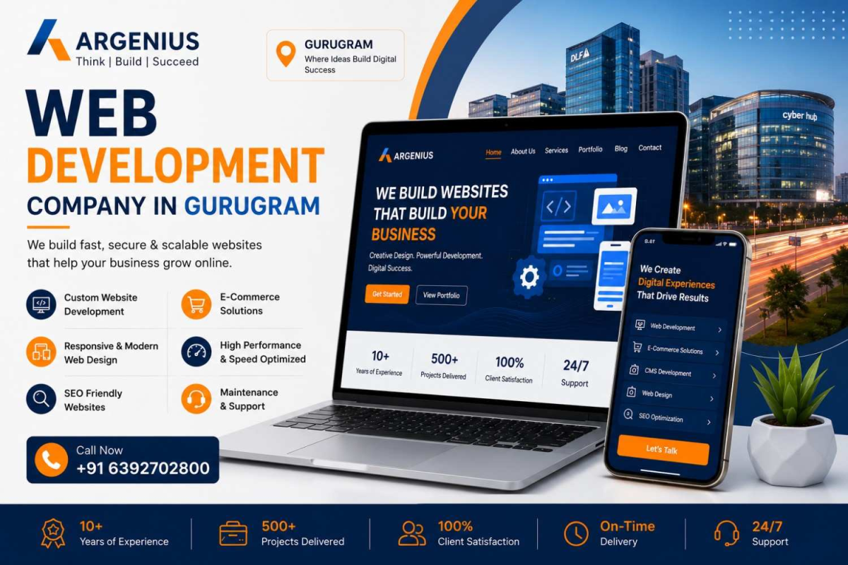 Argenius – Website Design & Web Development Company in Gurugram