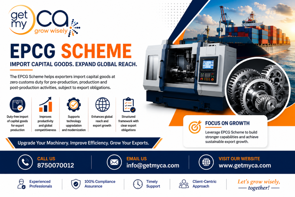 EPCG Machinery Consultant: Simplifying Machinery Imports for Exporters