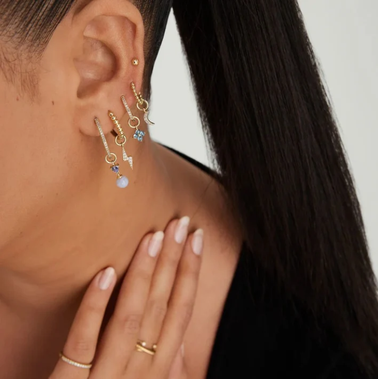 Explore Gold Earrings Studs at Anirudh Jewels