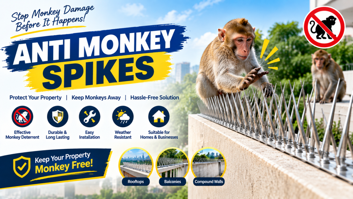 Anti Monkey Spikes for Reliable Monkey Protection