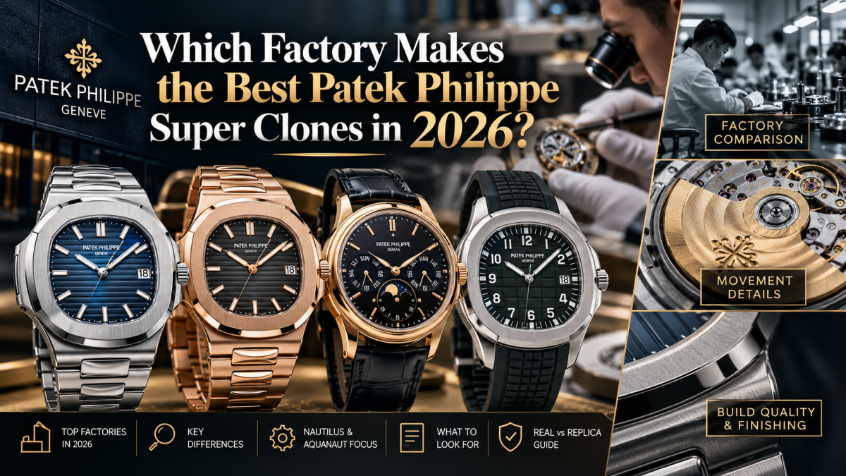 Which Factory Makes the Best Patek Philippe Super Clones in 2026?