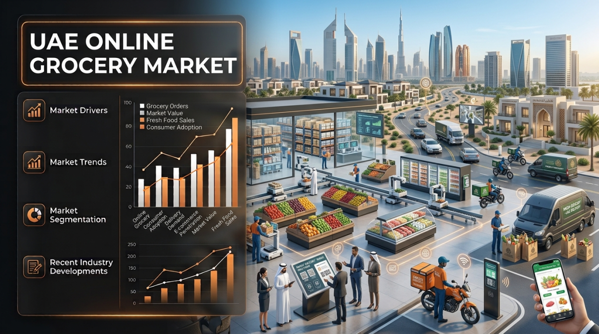 UAE Online Grocery Market Trends, Growth, and Demand Forecast 2026-2034