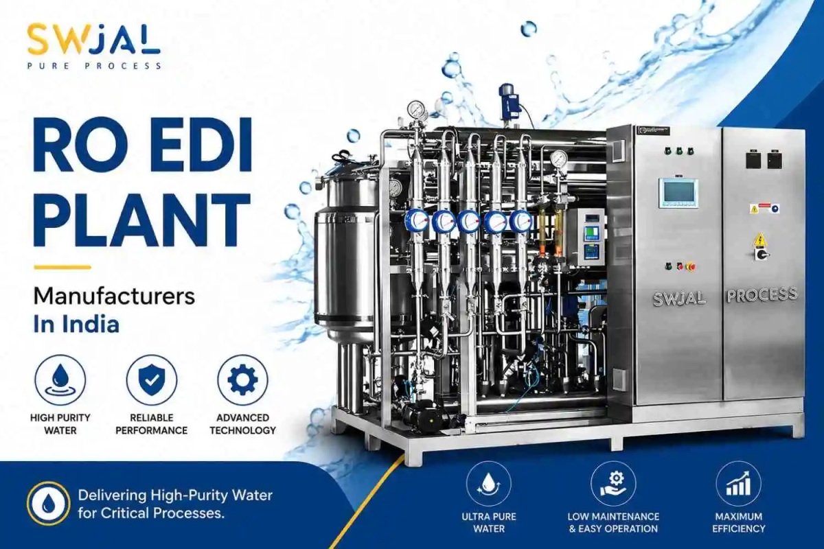 RO EDI Plant Manufacturers In India | Swjal Process Pvt Ltd