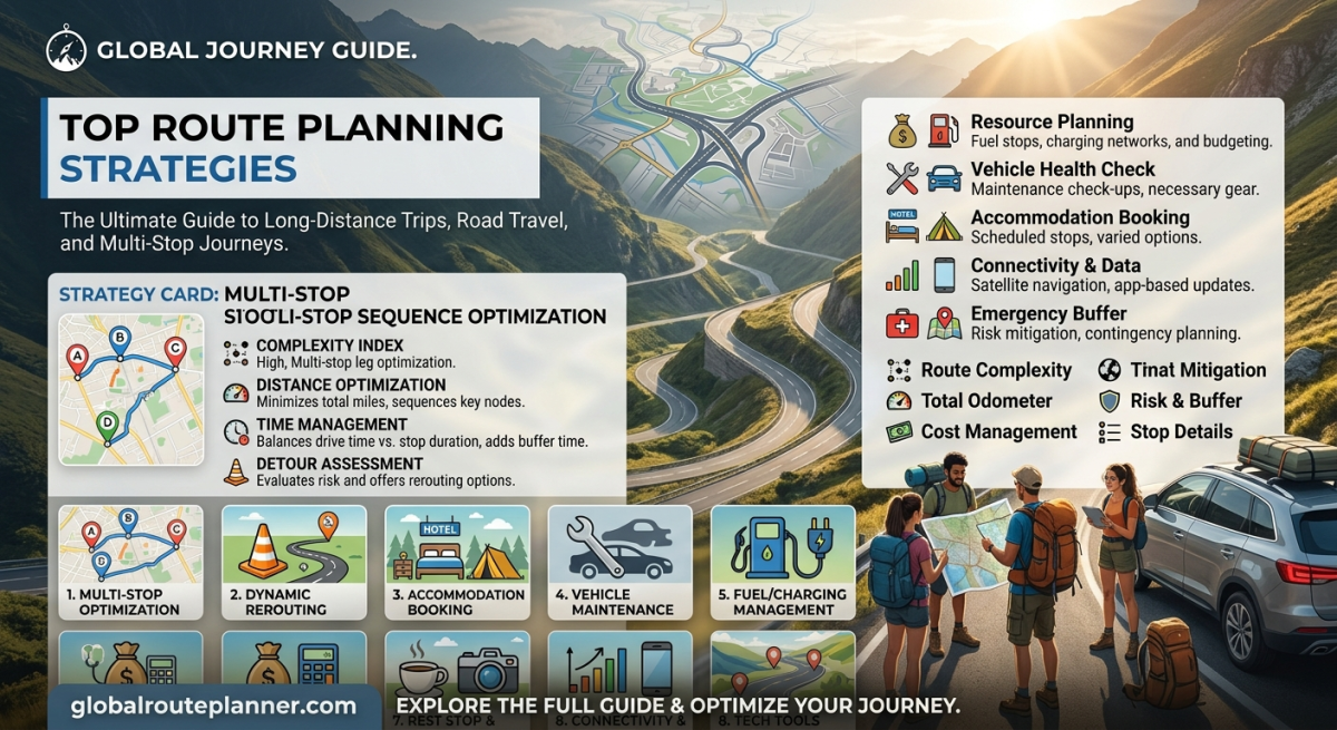 Best Route Planning Strategies for Long-Distance Trips, Road Travel, and Multi-Stop Journeys