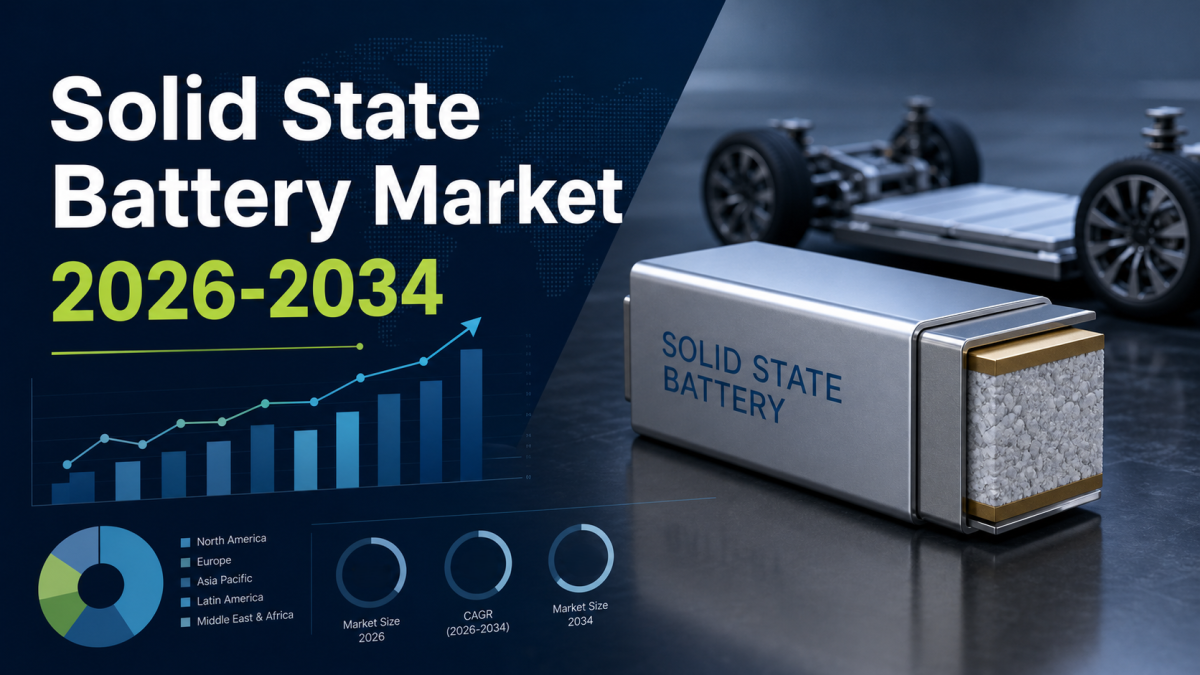 Solid-State Battery Market 2026, Size, Share, Growth and Outlook Forecast Report 2034