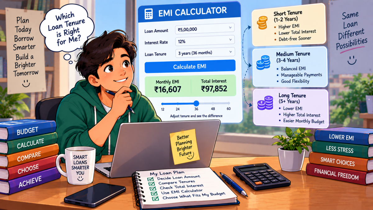 How to Choose the Right Loan Tenure Using an EMI Calculator