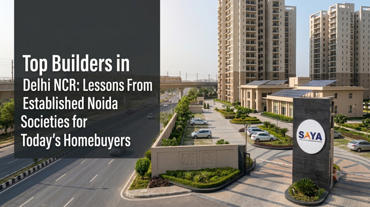 Top Builders in Delhi NCR: Lessons From Established Noida Societies for Today’s Homebuyers 