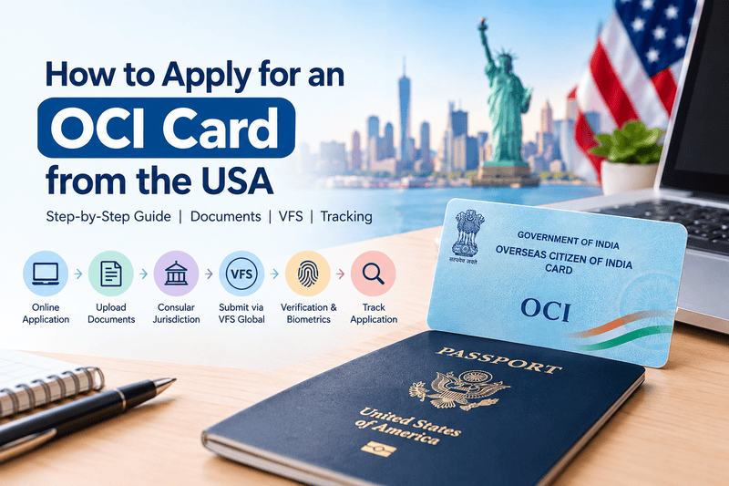 How to Apply for an OCI Card from the USA