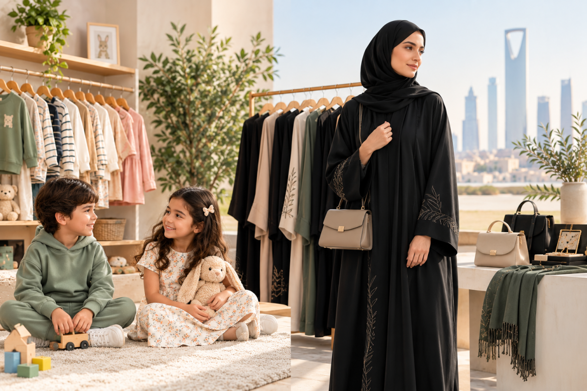 Kids Clothing and Sustainable Abayas in Saudi Arabia