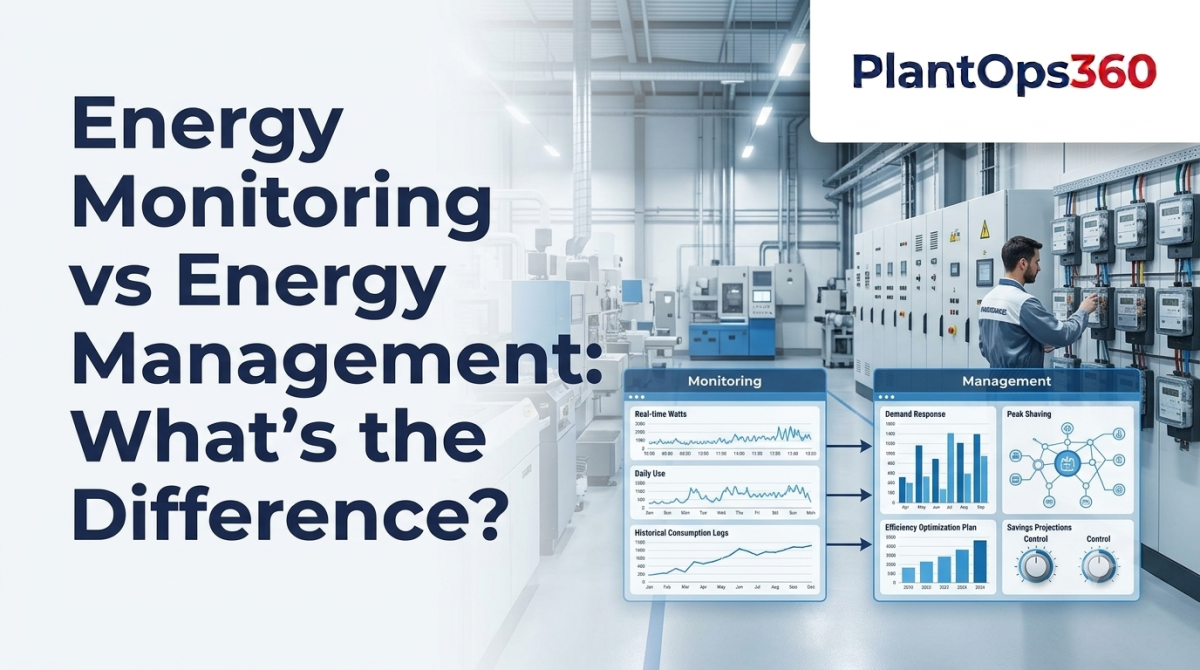 Energy Monitoring vs Energy Management: What’s the Difference?