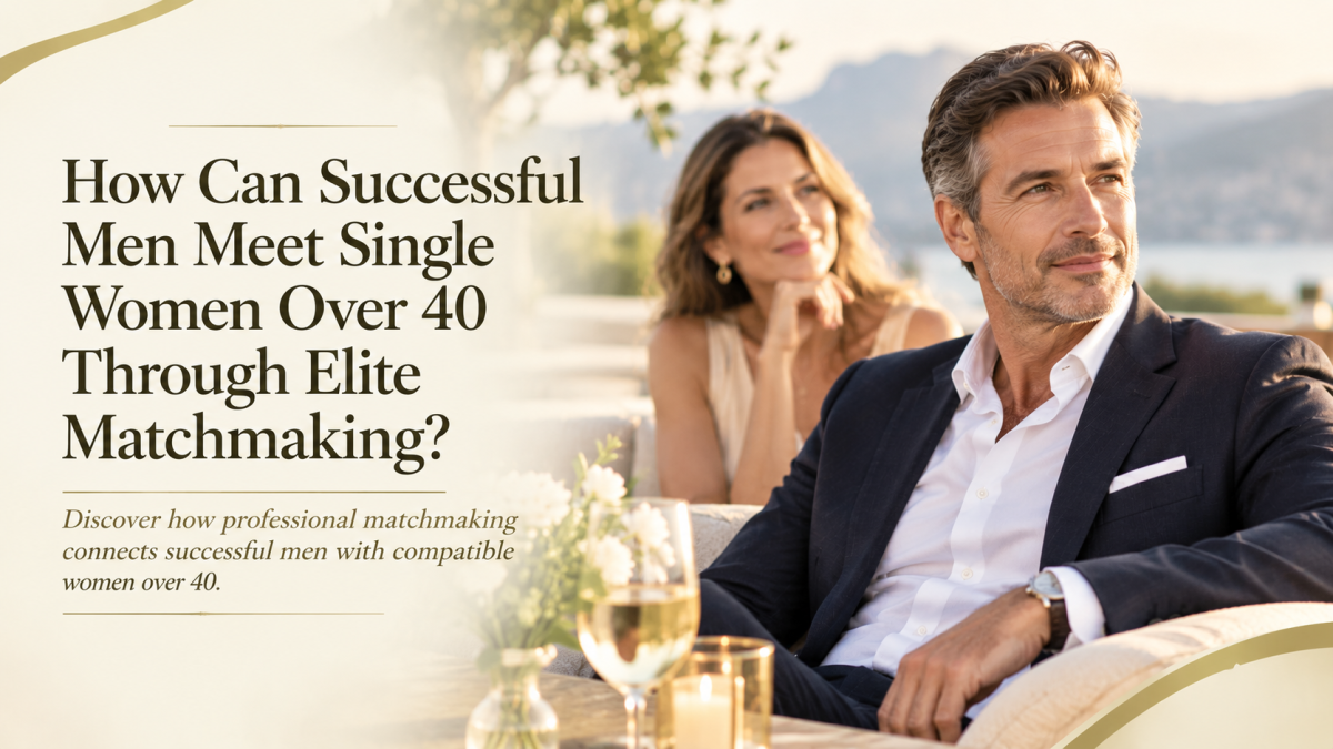 How Can Successful Men Meet Single Women Over 40 Through Elite Matchmaking?