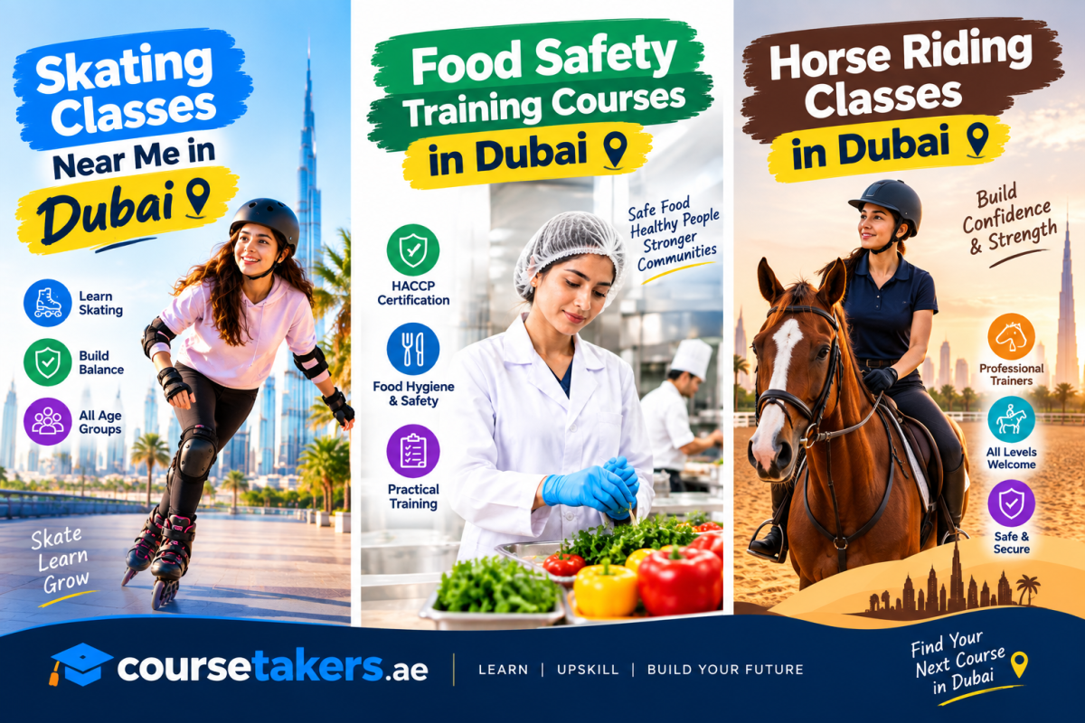 Practical Skills and Active Learning in Dubai: Horse Riding, Food Safety and Skating