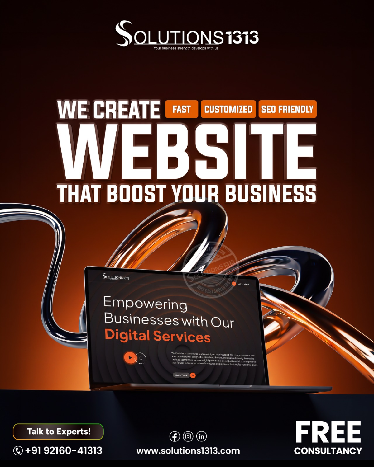 Web Designing Company in Mohali: Turn Your Website Into a Business Growth Engine | Solutions1313